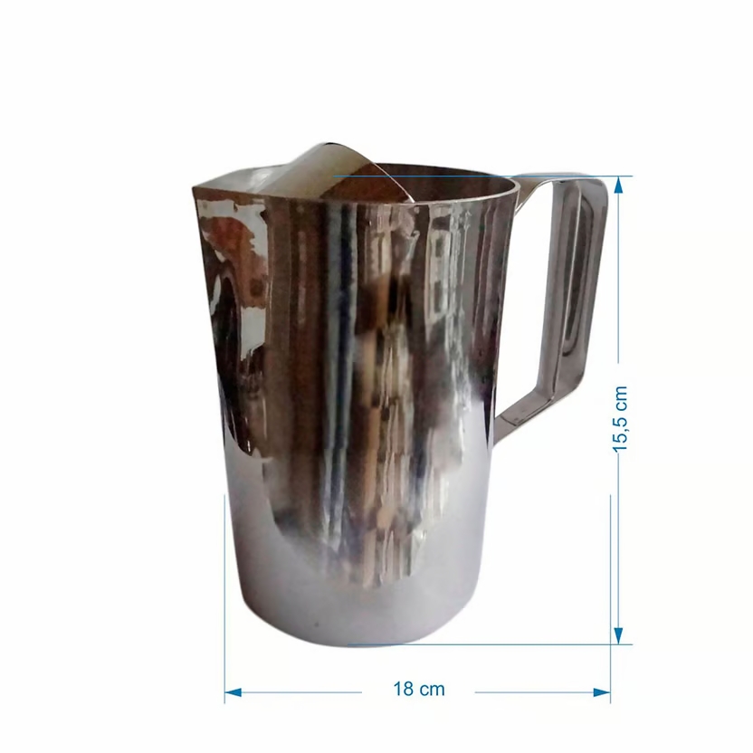 Jarra en acero inoxidable, Cap 1,5 lts 17x12 cm